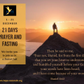 21 Day Daniel Fast 1st to 21st December