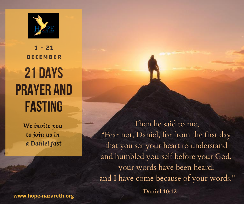 Join Us for a 21-Day Daniel Fast