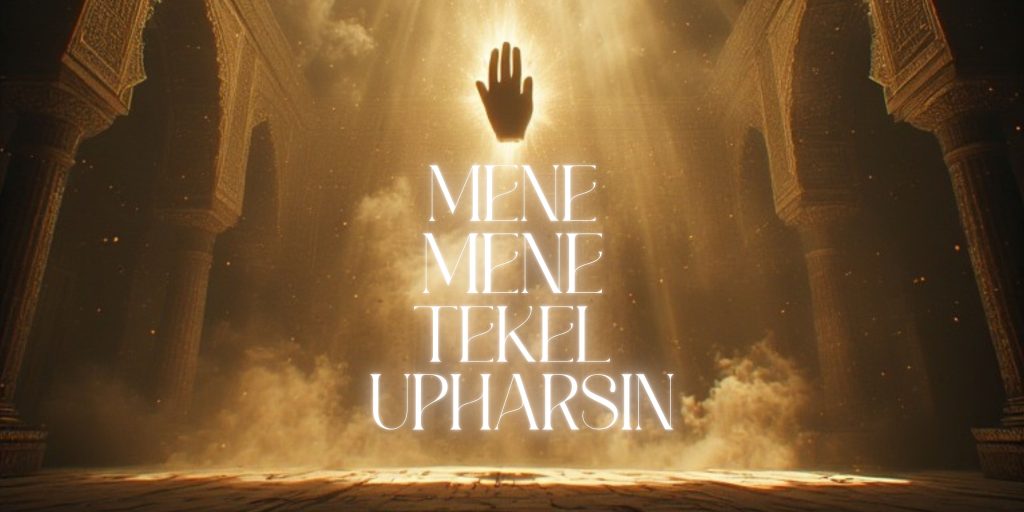 Prophetic Vision: MENE, MENE, TEKEL, UPHARSIN